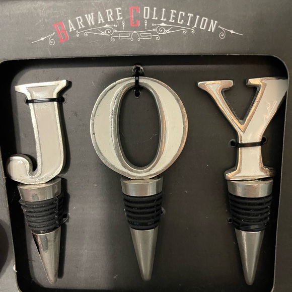 Barwear Collection JOY lettering Bottle Stoppers - Picture 3 of 4